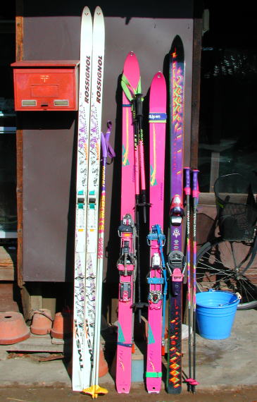 私の山スキー道具